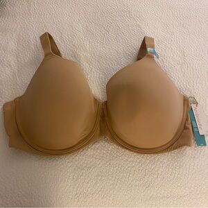Ambrielle Bra 46G Super Soft Full Coverage Pecan Praline NEW